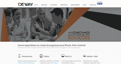 Desktop Screenshot of deway.com.br