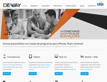Tablet Screenshot of deway.com.br